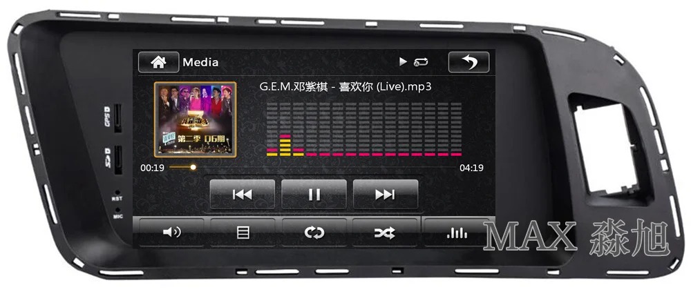 Макс для Audi Q5 автомобильный DVD плеер gps навигации Системы Bluetooth уведомления о звонках/Музыкальный руль управления карта автомобиля Радио RDS