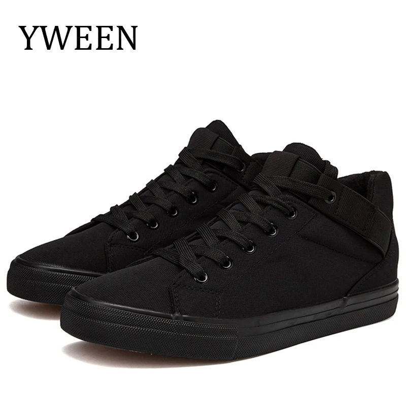 

YWEEN Fashion Men Casual Shoes High Quality Men's Canvas Shoes Lace Up Shoes For Male