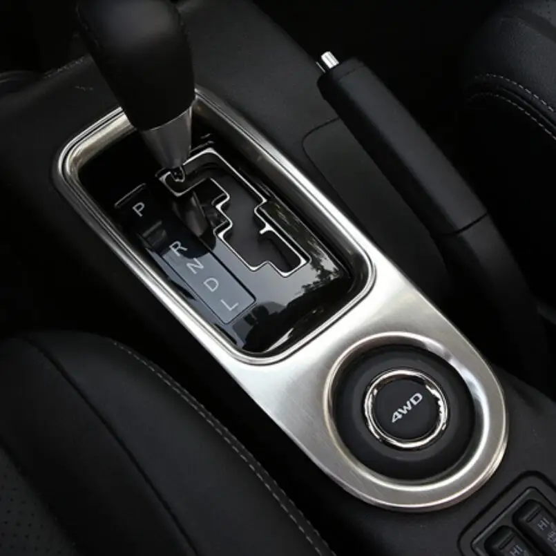 Авто-Стайлинг нержавеющая сталь внутренняя панель коробки передач отделка Decoraton