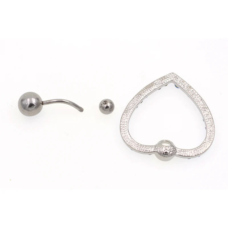 Кольцо для пирсинга сосков с кристаллами летнее|piercing mamelon|piercing ombligonipple ring |