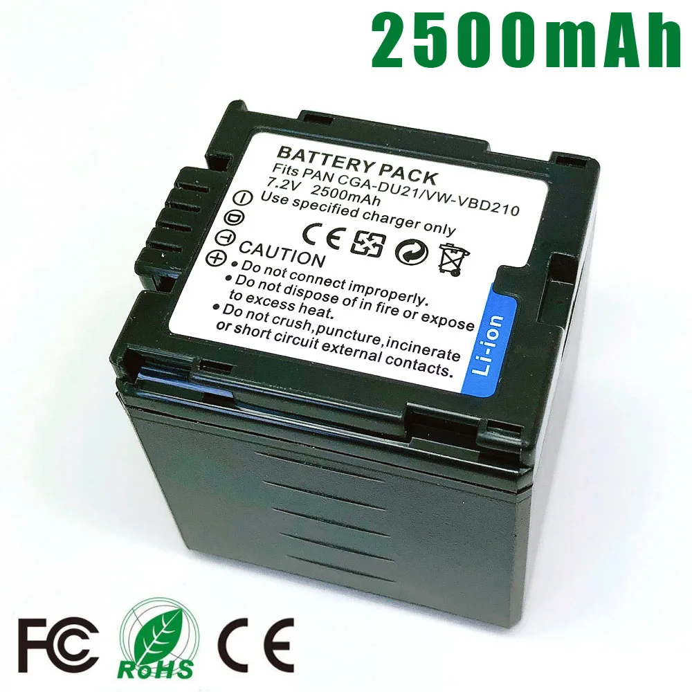 Аккумулятор VBD070 VBD140 VBD120 CGR CGA DU06 DU07 DU12 DU14 DU21 для PANASONIC GS100K GS17E 1 шт. 2 шт.|Цифровые