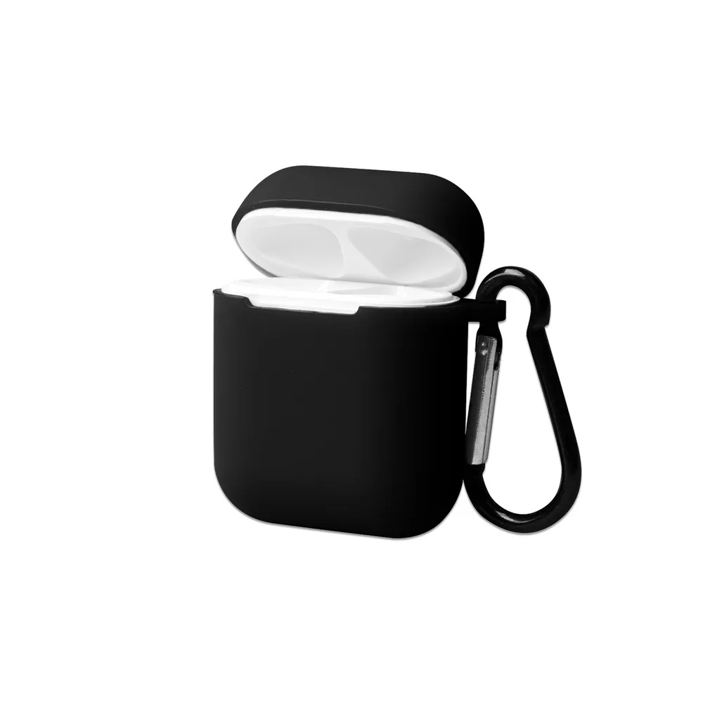 Портативный Силиконовый чехол для Apple Airpods 2 с беспроводной зарядкой