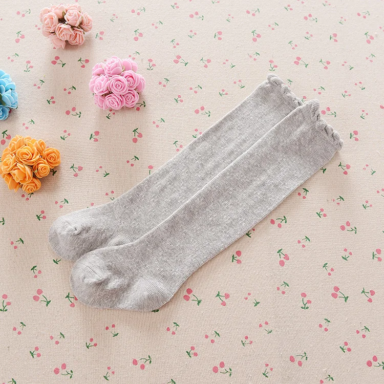2016 new Korean baby girl knee high socks girls kids cotton dress leg warmers chidren pads meias boots sock 0-3y | Детская одежда и