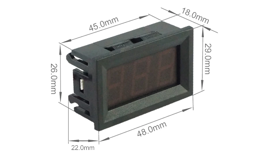 AC 30-500V AC 0-600V 0,56 ''Цифровой вольтметр калибровка чтения DC 3,5-30 V DC 0-100V красный зеленый синий отображение напряжения на светодиодном дисплее