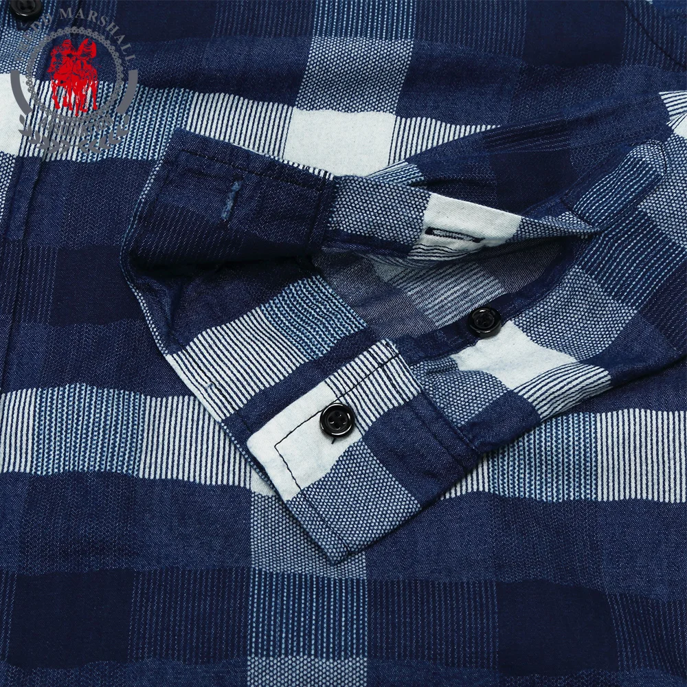 Fredd Marsha Новая повседневная рубашка для мужчин плед мужской рубашки мальчиков Топ