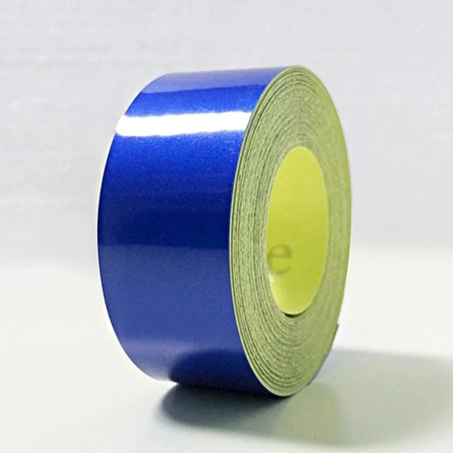 Glossy Blue 5 см x 3 м светоотражающая лента, лента Cinta Reflectante Adhesiva, автомобильная Отражающая пленка с кристаллами, сотовый край Предупреждение о безопасности дорожного движения - Цвет: Glossy Blue