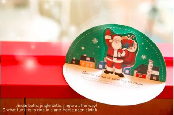 10 шт. Новогодние поздравительные открытки с милым медведем | Дом и сад