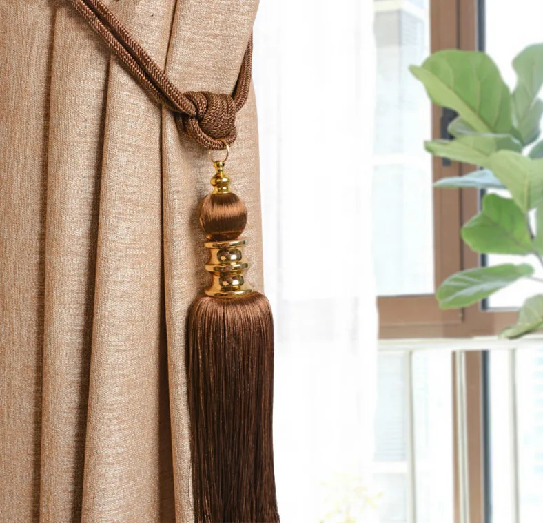 2 шт. застежки для штор с кисточкой|Декоративные аксессуары штор| |