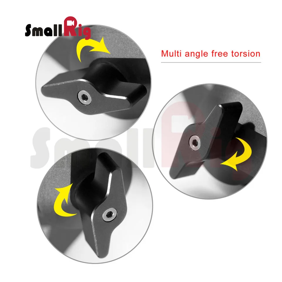 SmallRig трещотка крыло гайка с пружиной M6 резьбовой винт(черный) для камеры ручка EVF крепление и т. Д.-1599