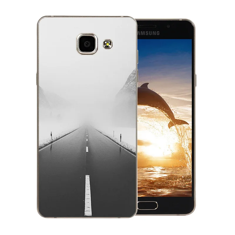 5 2-дюймовый для Samsung Galaxy A5 2016 A510 чехол гримаса шаблон Мягкий силикон (2016) A510F Чехол