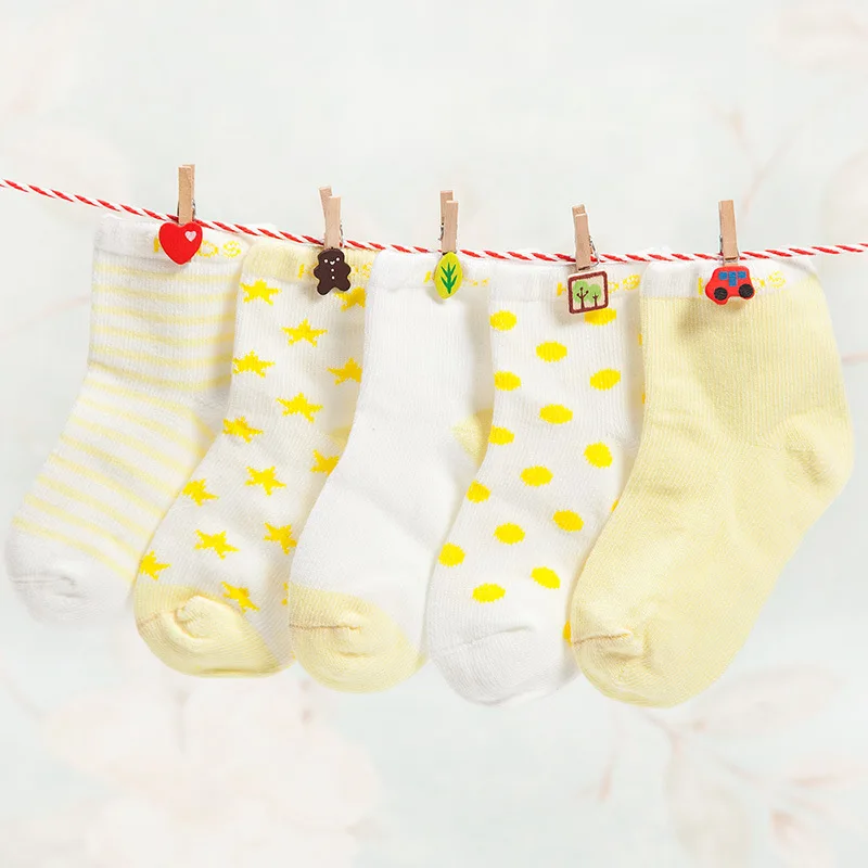 5Pairs Socks Baby New Born Boy Girl Casual Winter Infantil Floor Children B-YSR820 | Детская одежда и обувь