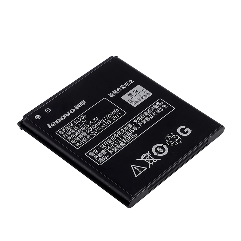 Аккумулятор BL209 для Lenovo A706 A788T A820E A760 A516 A378T A398T 2000 мАч|Аккумуляторы мобильных