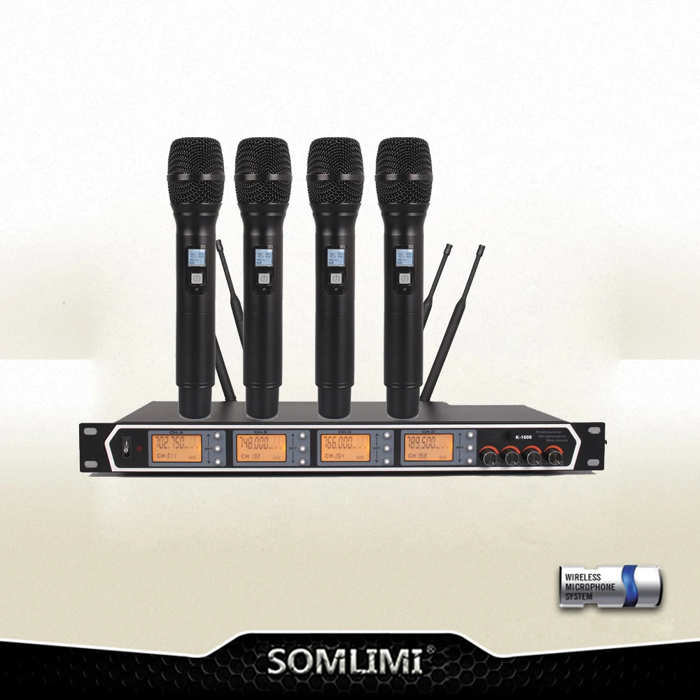 Новинка! Автоматический беспроводной микрофон с частотой поиска наборы