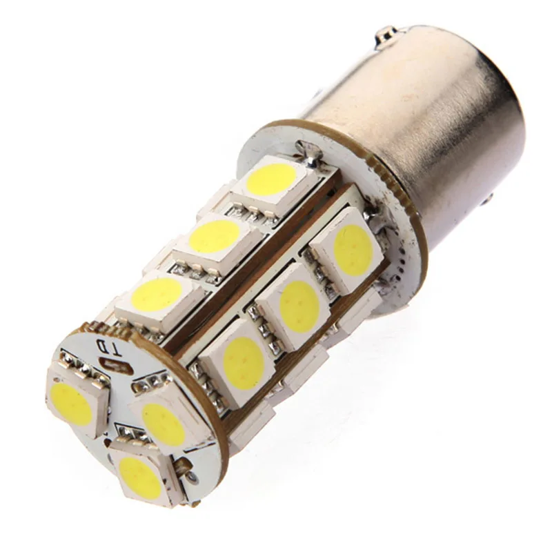 Auto 1156 BA15S P21W 5050 18 SMD Warm White/Red 12V Car light LED Brake/Turn/Tail signal lamp bulb. | Автомобили и мотоциклы