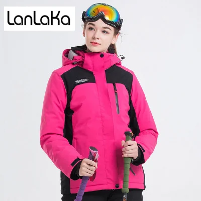 LANLAKA 2018 новая брендовая Лыжная куртка Женская водонепроницаемая