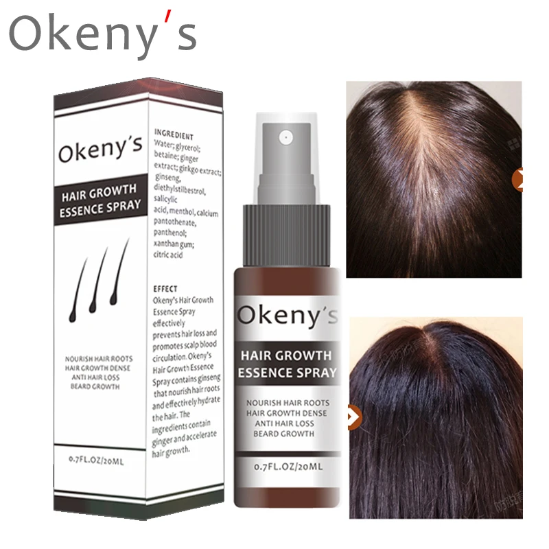 Okeny's Ginger Andrea эссенция для роста волос масло быстро расти густое восстановление