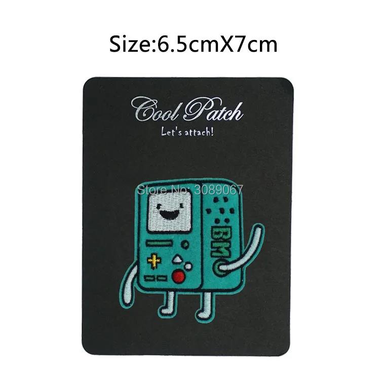 3 &quotAdventure Time BMO комиксов приклеивающиеся утюгом нашивки знак ТВ с серией