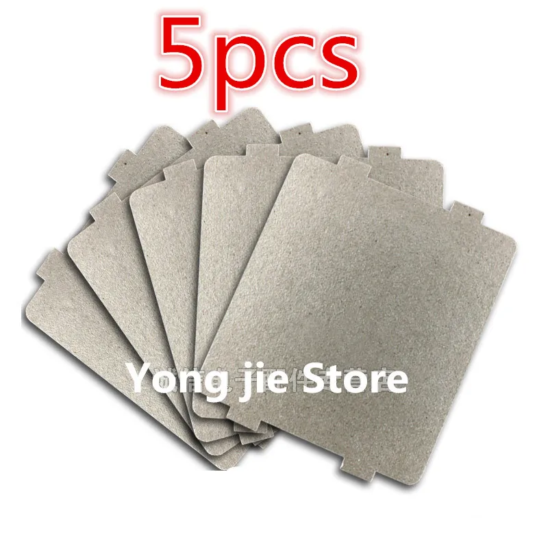 

5pcs 9.9*10.8cm Spare parts for microwave ovens mica microwave mica sheets for Midea magnetron cap microwave oven plates