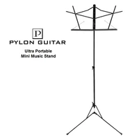 pylon guitar ultra portable folding mini music stand for guitar bass violin piano stagestreet performing