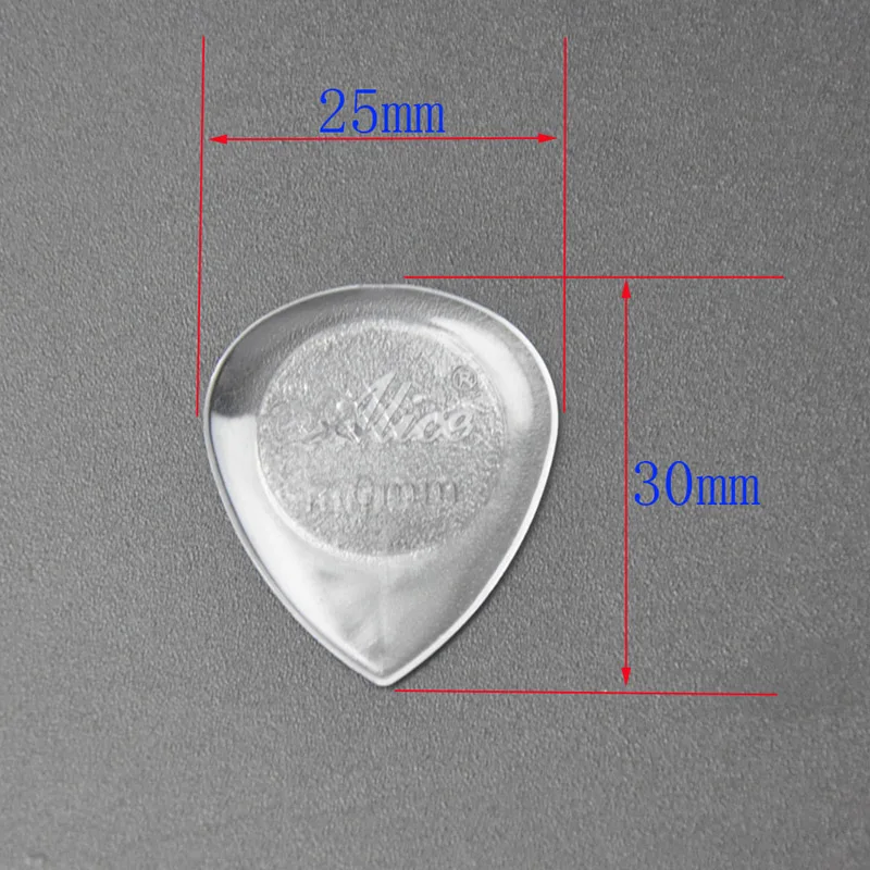 50 шт. X-Heavy 3 мм Teardrop прозрачные гитарные комплекты медиаторов для электрогитары Jazz - Цвет: Standard(30x25mm)