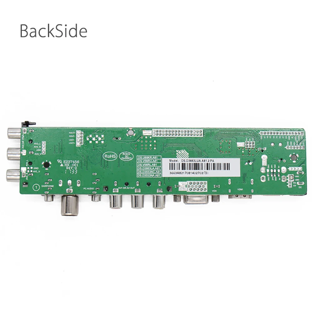 Цифровой DVB C T T2 Универсальный ЖК контроллер тв доска для B121EW09 V2|Спутниковое ТВ| |