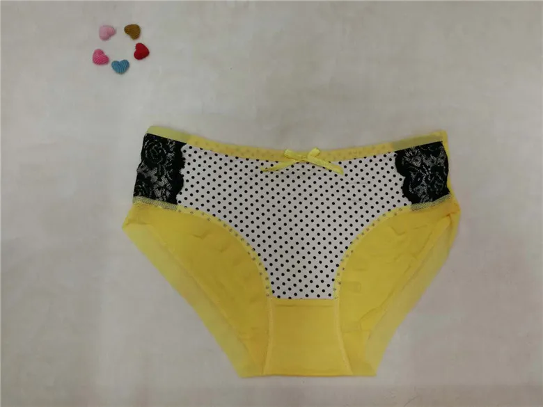 Jian Peng kawaii low-Rise briefs lace underwear women sexy panties lady Modal solid and durable underpants with bow | Женская одежда