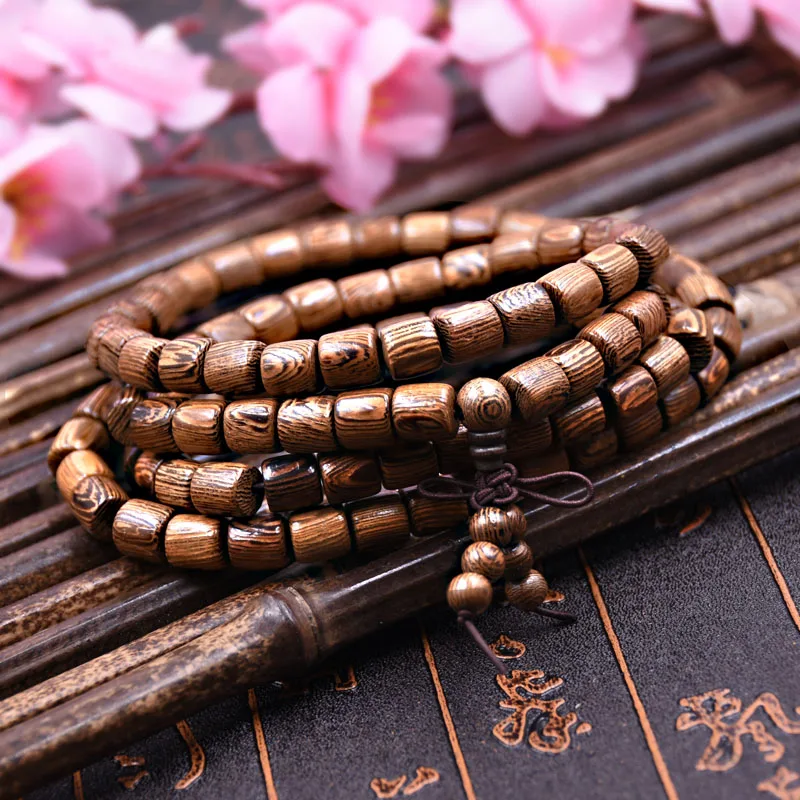 Многослойный браслет HYHONEY браслеты из натурального сандалового дерева