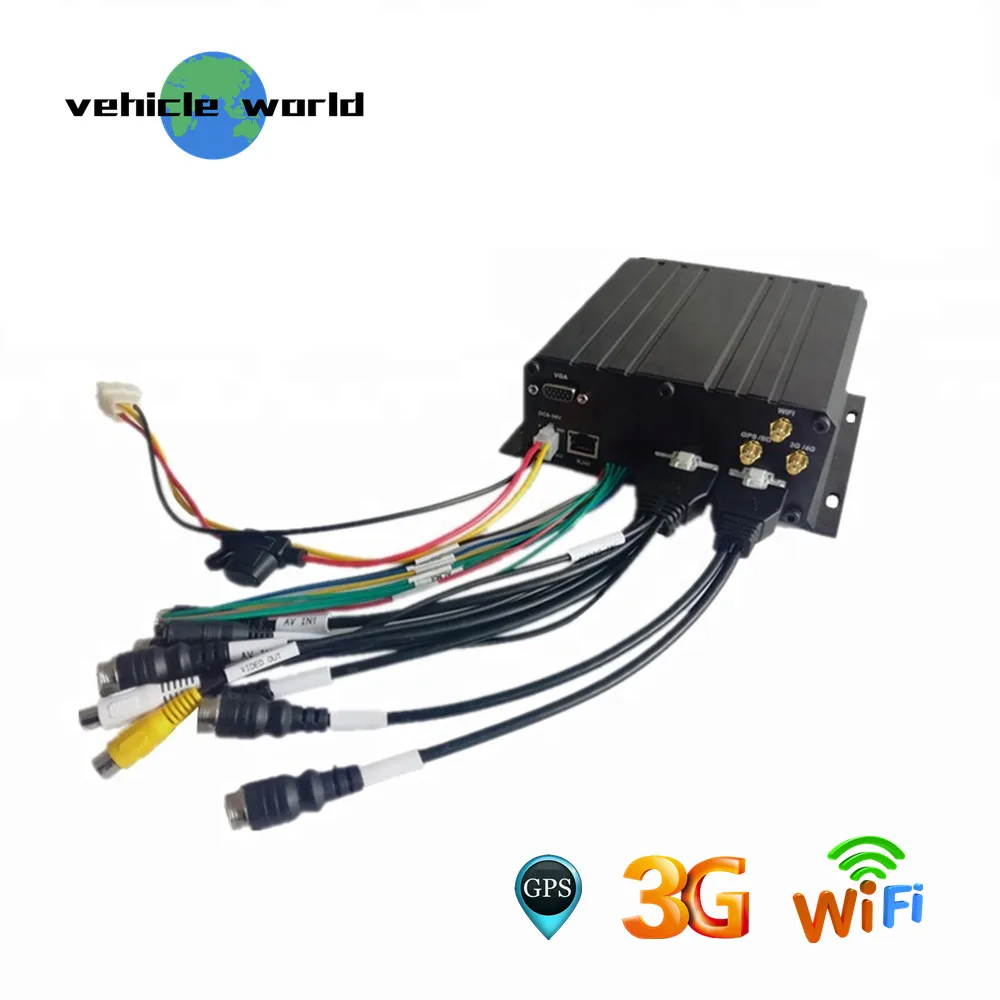 Школьный автобус автомобиль такси прицеп грузовик 2.0MP AHD 1080P HDD SD карта 6Ch GPS WiFi 3G