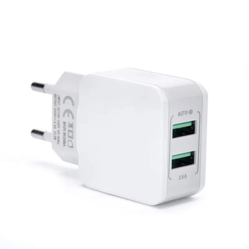 Udapakoo Micro USB кабель для быстрой зарядки и 5 В 2.5A 2 usb порта зарядное устройство