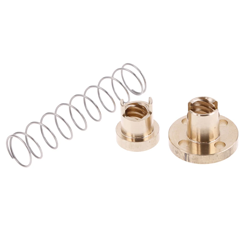 T8 Anti Backlash Spring Loaded Nut Elimination Gap for 8mm Acme Threaded Rod Lead Screws DIY CNC 3D Printer Parts | Компьютеры и офис