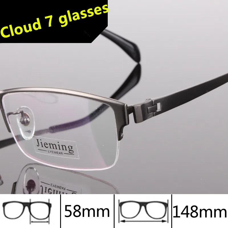 

58-16-148 Pure Titanium Glasses High Quality Men Frame Prescription Men Designer Glasses frame Optical glasses Big Frame 179