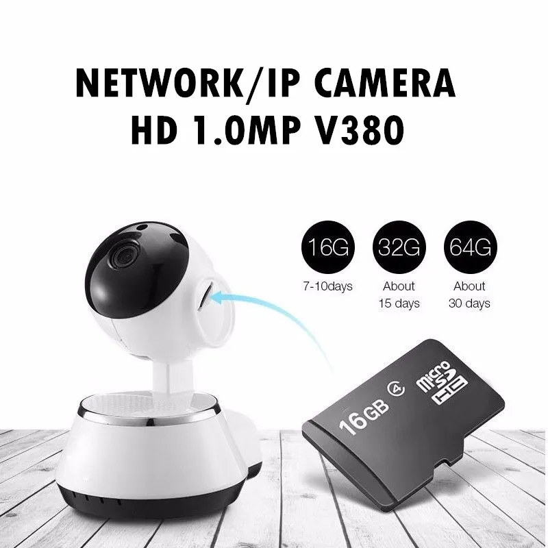 (1 шт.) Сетевая камера видеонаблюдения для пожилых людей HD 720P беспроводная ночная