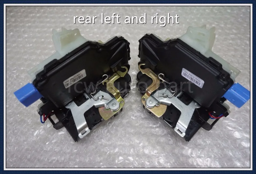 Пара 2 шт. 3B4839016AG 3B4839015AG привод замка задней боковой двери для VW POLO 9N T5 TRANSPORTER CARAVELLE
