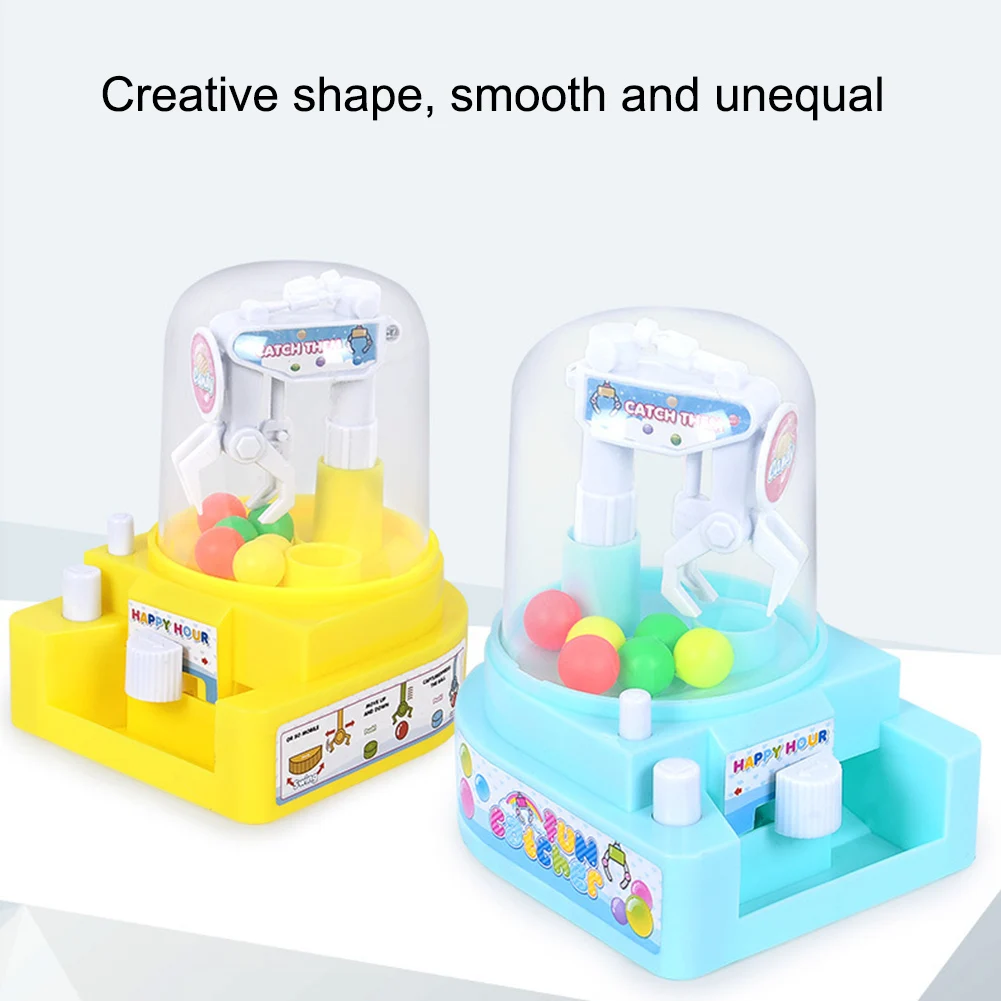 Early Educational Pretend Playing Toys Mini Catching Balls Machine Boys Girls Desktop Sport Game 13*10*12 cm Random Color Hot