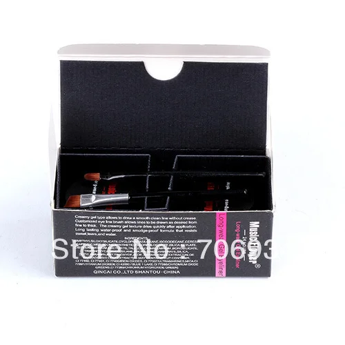 

Eyeliner Gel Long-Wear Gel Eyeliner Brown With Brush 1set 2color Waterproof Sweat Not Blooming Smudge proof M1007