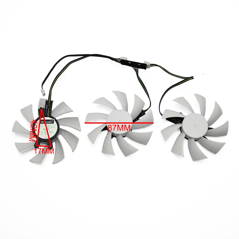 87 мм GA92S2H 4Pin 12 V для KFA2 Galax GeForce GTX 1060 1070 1070Ti 1080 1080Ti СФ Ограниченная серия охлаждение для видеокарты Системы вентилятор