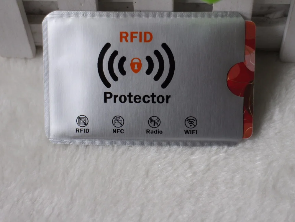 1000 шт, защита от кражи, RFID Блокировка Карты, рукав для предотвращения неавторизованного сканирования карты, OEM Добро пожаловать
