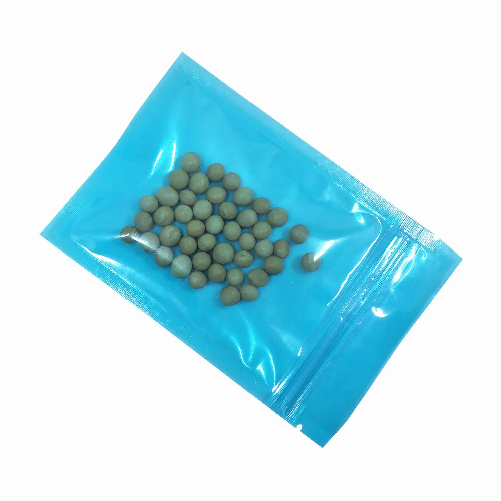 500 шт./лот 12x18 см прозрачный пластиковый пакет Ziplock много цветов самоблокирующийся