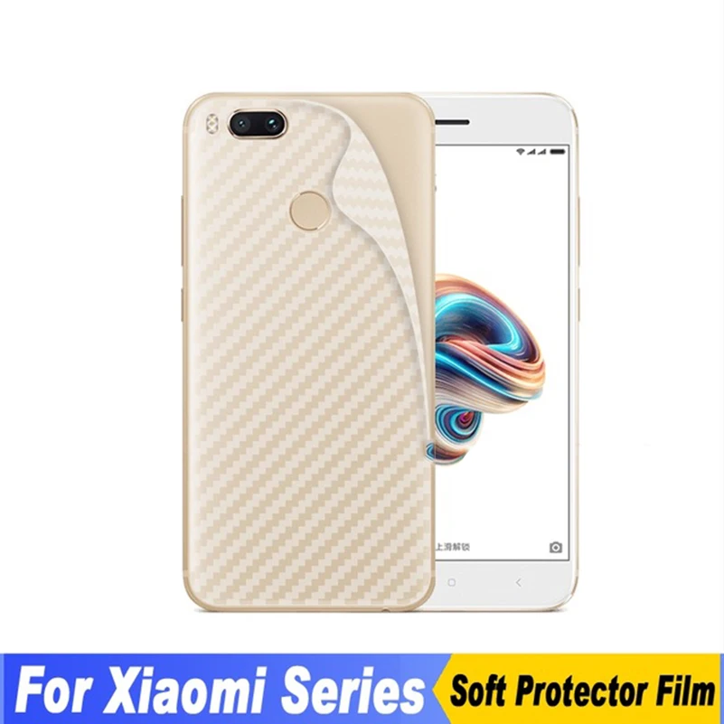 5 упаковок 3D прозрачная задняя пленка из углеродного волокна для Xiaomi Mi 5X 5C Max 2 Mix 6