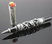 luxury jinhao embossed dragon king play red bead roller pen gift collection roller ball pen refill pencil box select dragon pen