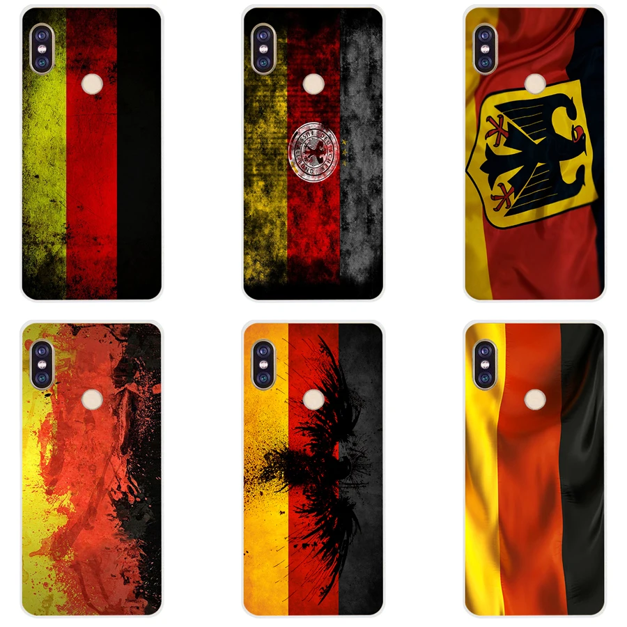 94H немецкий флаг Немецкий Мягкий Силиконовый ТПУ чехол для телефона xiaomi redmi 6 pro 5