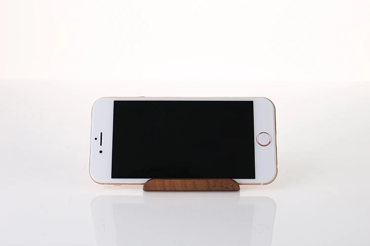 Настольная подставка для телефона из натурального дерева деревянный кронштейн