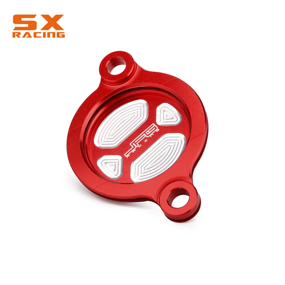 Красная крышка масляного фильтра двигателя мотоцикла для HONDA CRF450R CRF450RX CRF 450R 450RX 2017