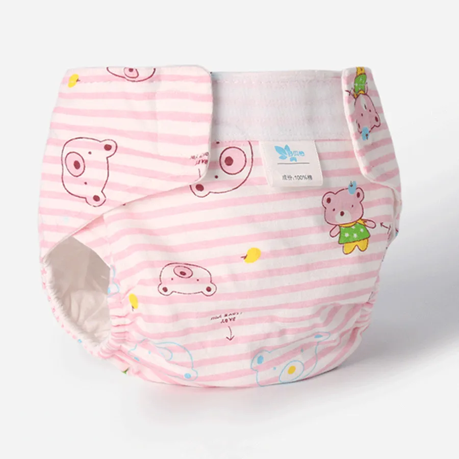 Многоразовые подгузники для новорожденных моющиеся тканевые детей мягкие