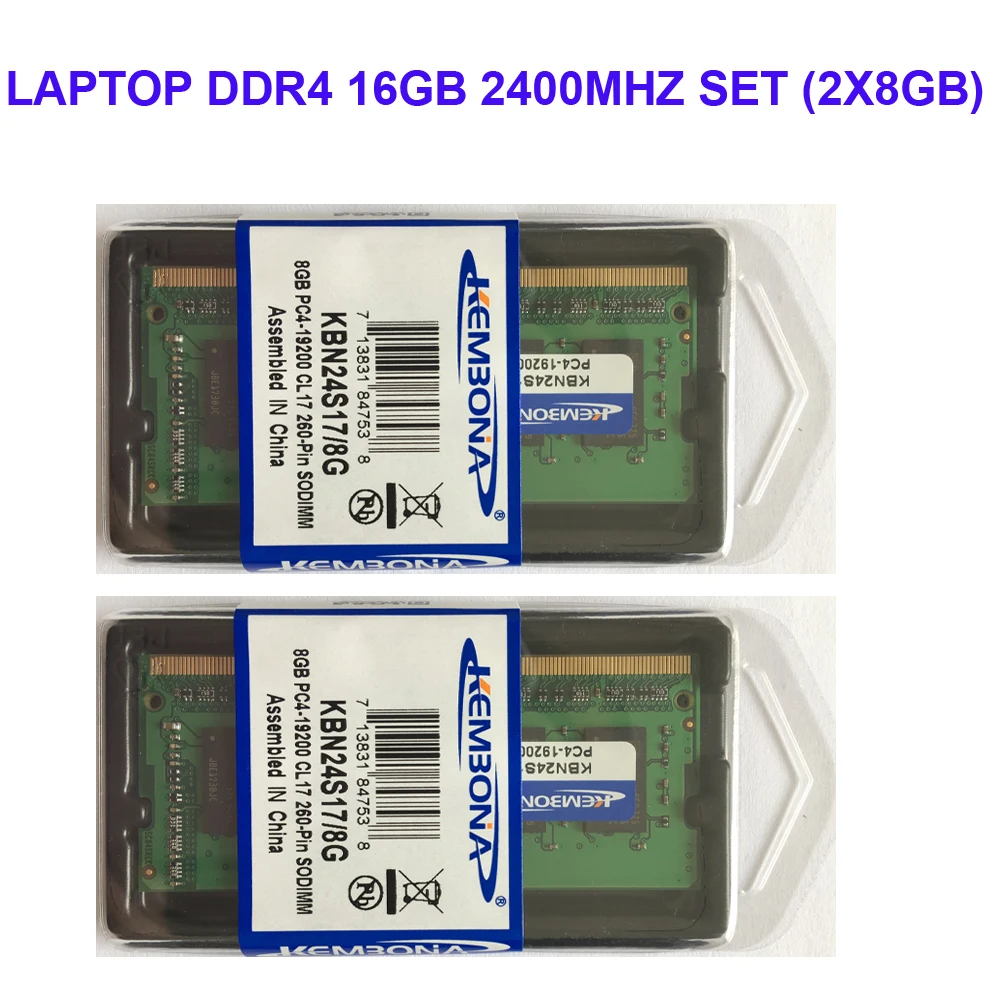 Оперативная память Kembona DDR4 16 ГБ 2x8 2400 МГц 2666 контактов | Компьютеры и офис