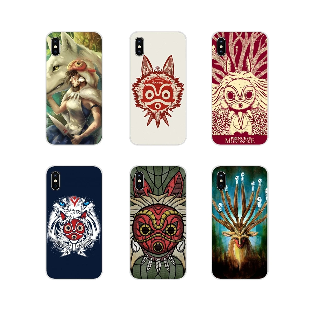 Прозрачный чехол из ТПУ с изображением принцессы Мононоке леса дух для Motorola Moto X4