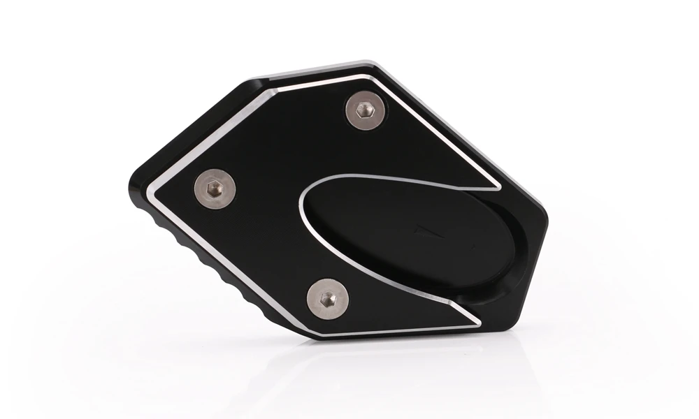 Black CNC мотоциклетные CL боковая подставка подножка удар расширение ножная пластина Накладка для Suzuki GW250 Inazuma GSX250 GSX250R DL250 - Цвет: Black