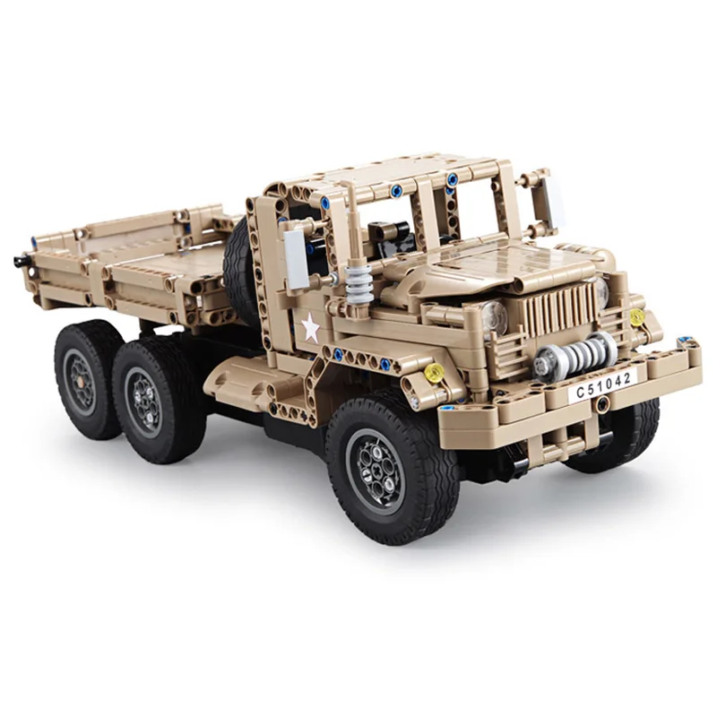 CADA Mobile Technic 545 шт военный грузовик совместимый Урал 375 строительный блок Кирпичи DIY игрушки для детей