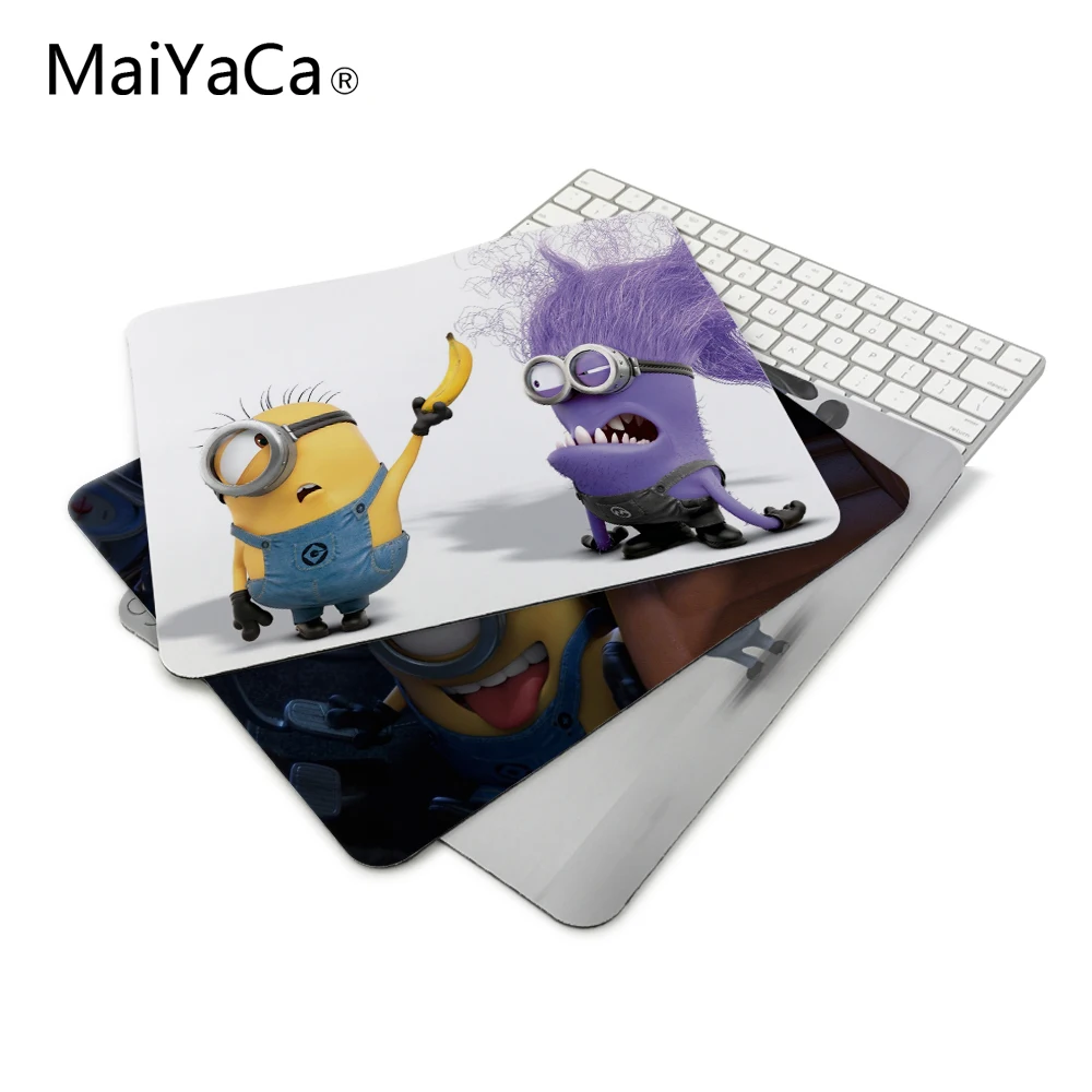 Minions me компьютерный коврик для мыши Decorar Sua Mesa Нескользящий Резиновый коврик 220 мм X 180 мм X 2 мм& 250 мм x 290 мм x 2 мм