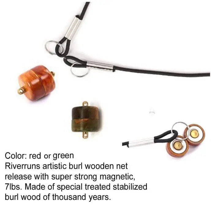 Искусственная рыболовная сеть Riverruns для ловли рыбы крепкая Магнитная деревянная